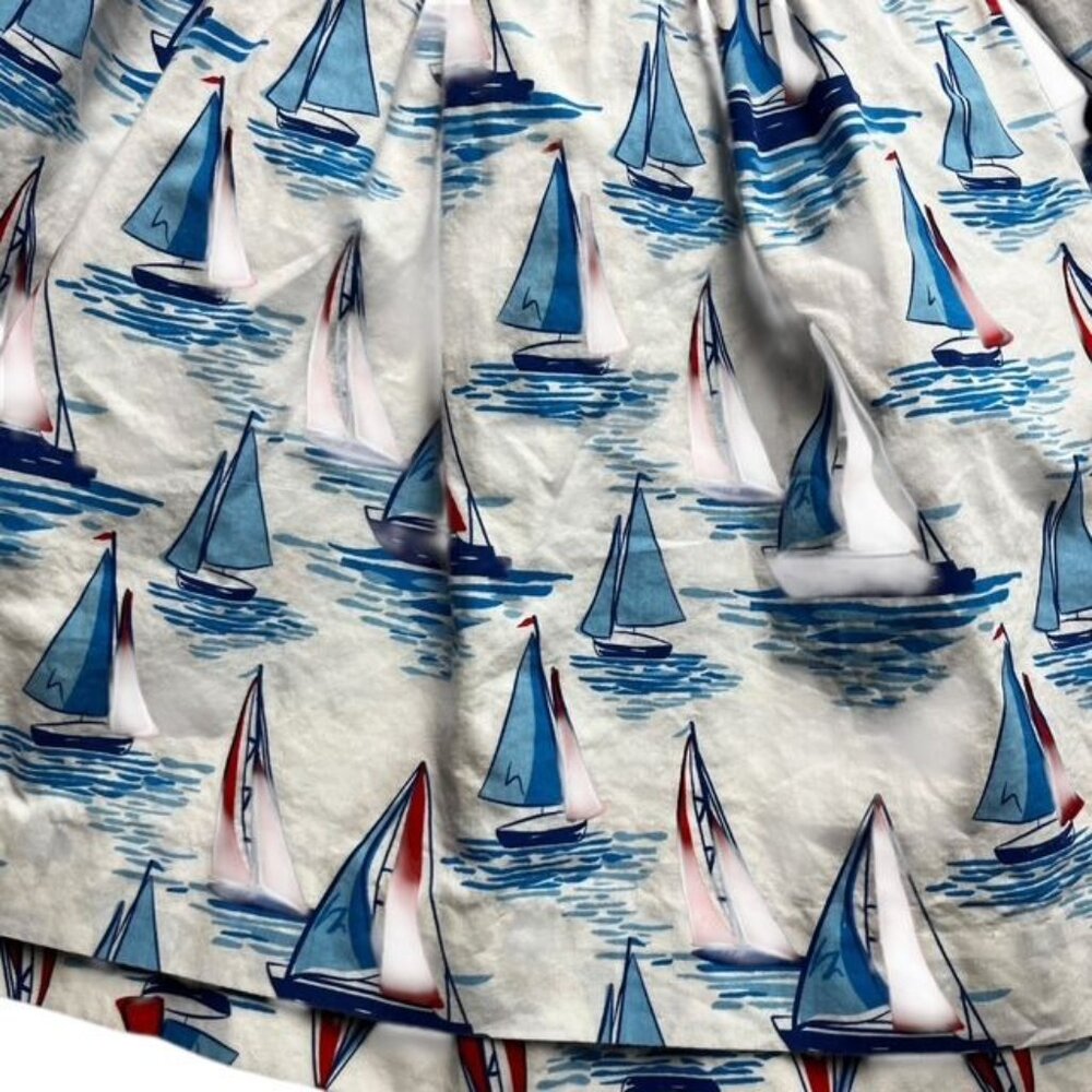 Eleanor Rose Rhonda Sailboat Toddler Dress Size 4-5 Years - Picture 2 of 6